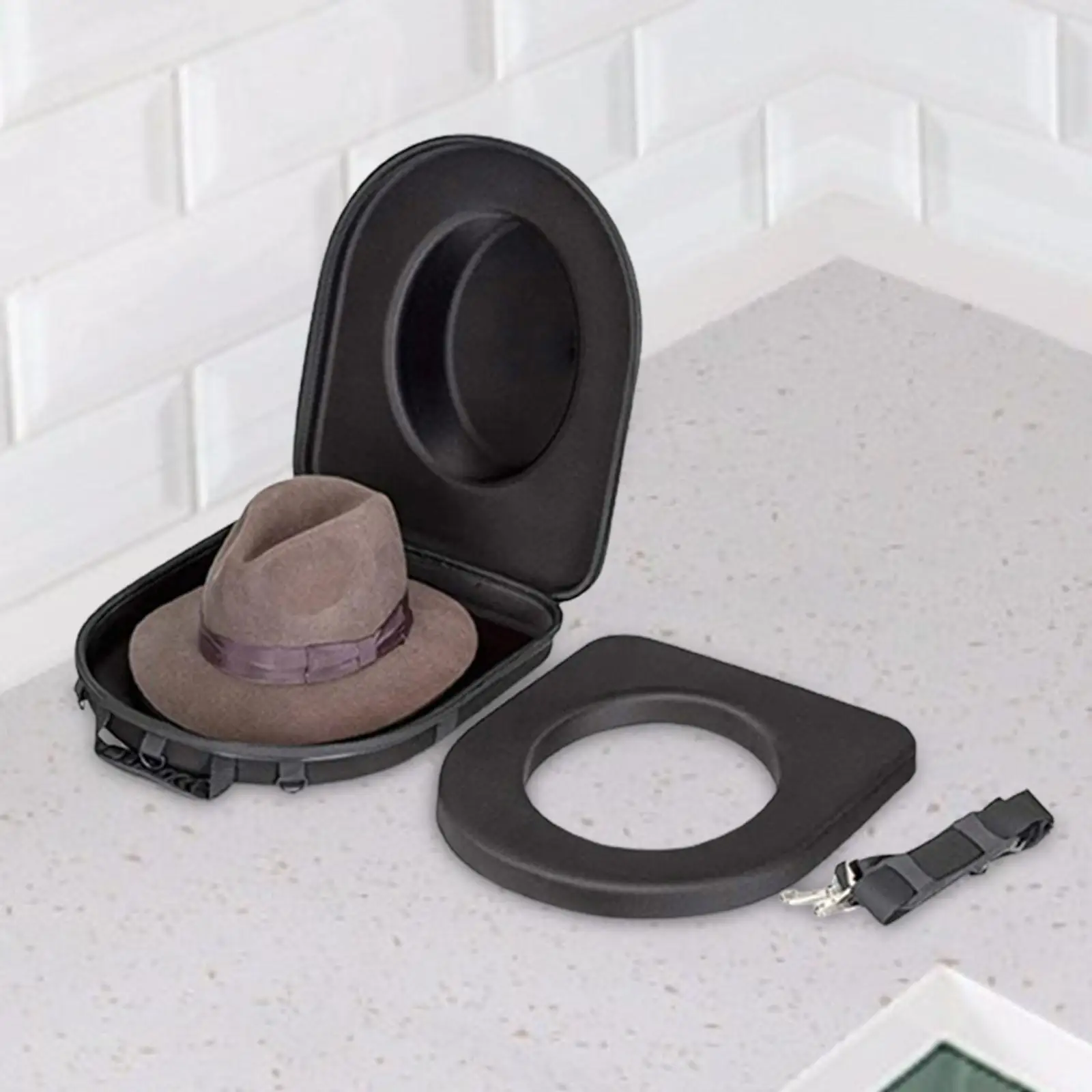 Hat Case Felt Cowboy Hat Storage Box for Baseball Hat Fedora Hat Boater Hat