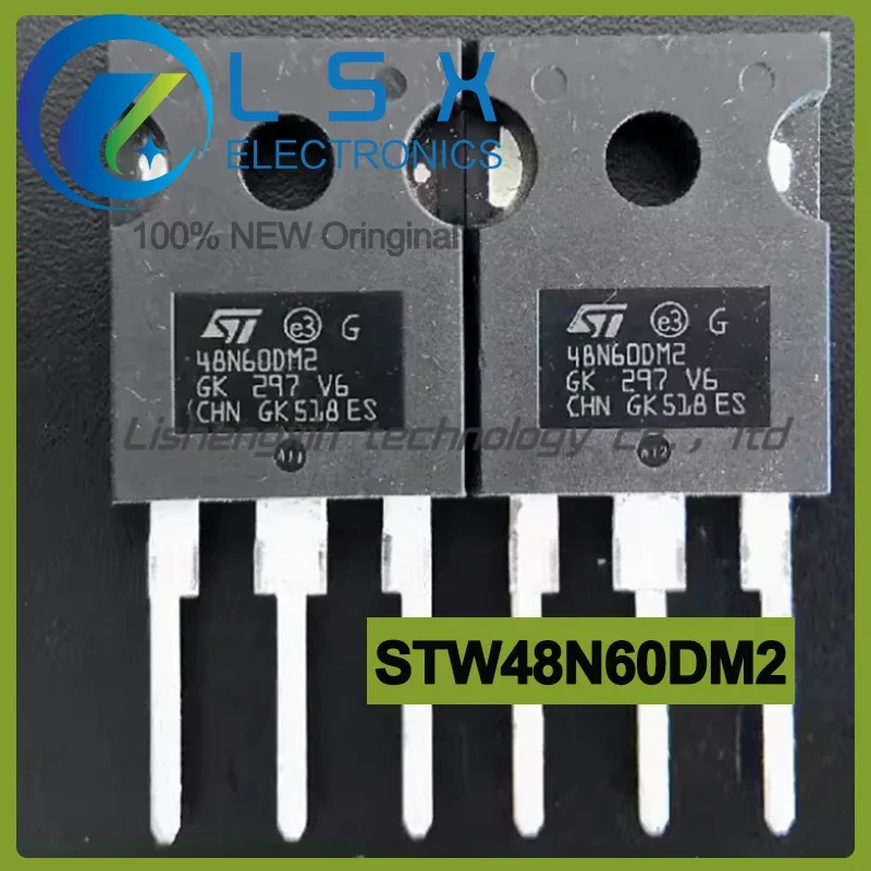 10pcs 48N60DM2 STW48N60DM2 40A 600V TO-247 New and Original