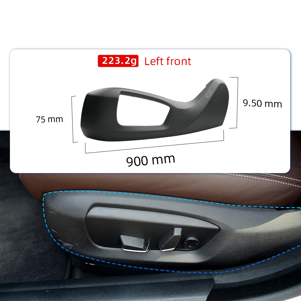 Front Outer Seat Track Cover Professional Easily Install Repair Part Replacing Car Accessories For BMW F85 F11 F01 F07 F16 F15