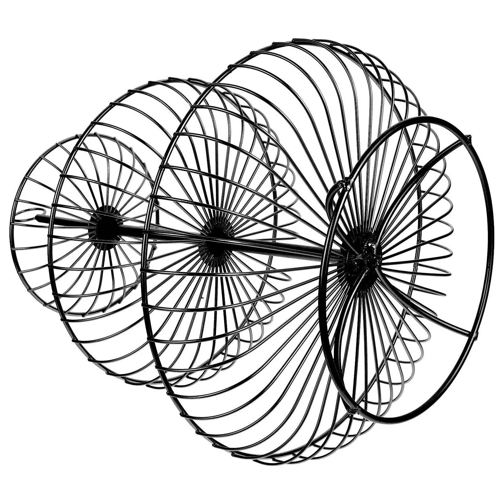 Cesta grande de Metal para frutas de 3 niveles, mostrador de cocina dorado, almacenamiento St para verduras, frutas, aperitivos, alambre de malla ahuecado multiusos