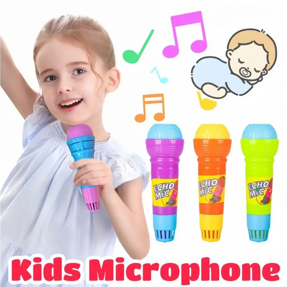 Divertido Micrófono de Eco para Niños, Sin Necesidad de Baterías, Micrófono Simulado Educativo con Eco Físico, Portátil