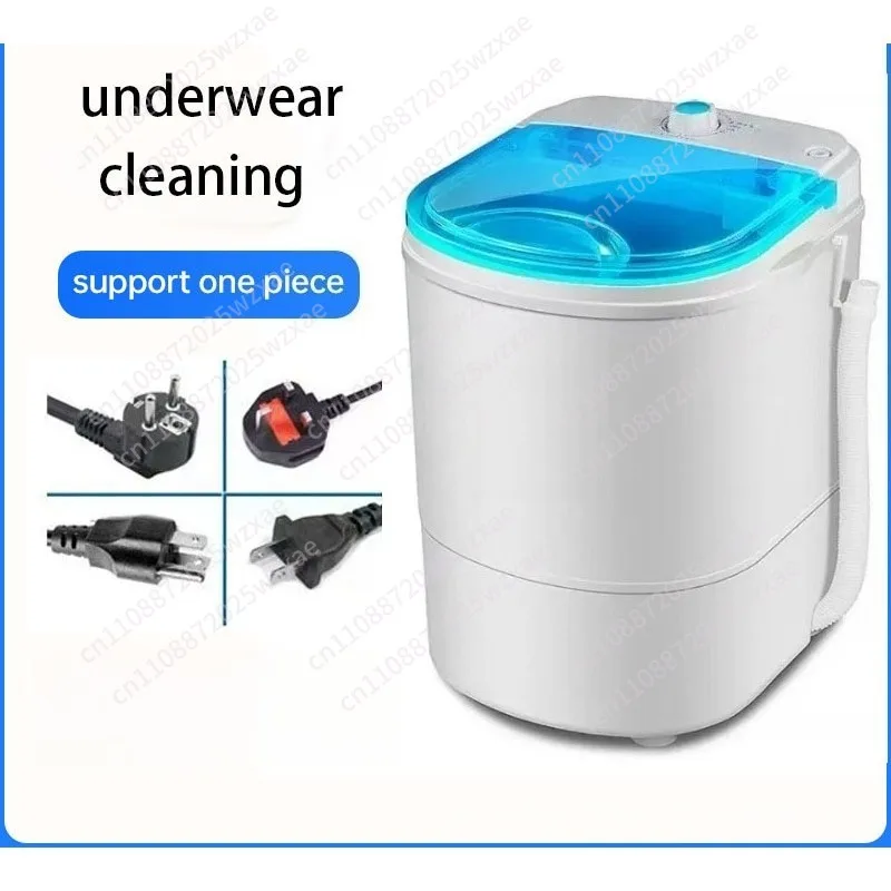 Multifunctional washing machine Small semi-automatic single barrel mother and baby shoe washing machine washing view 3
