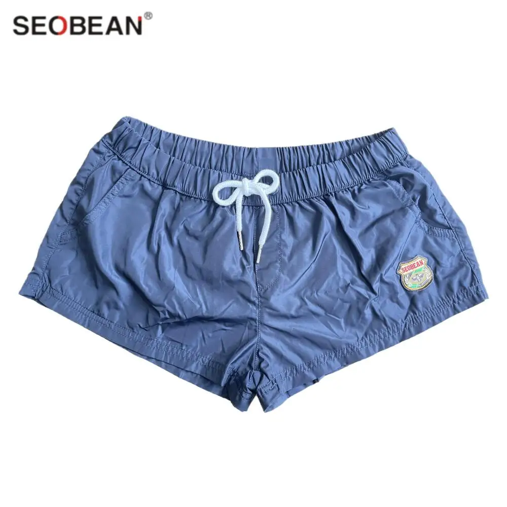 Men's Summer Beach Shorts Swimwear Trunks Board Short Pants Male Gym Shorts Swim Surf Fitness Quick Dry Shorts