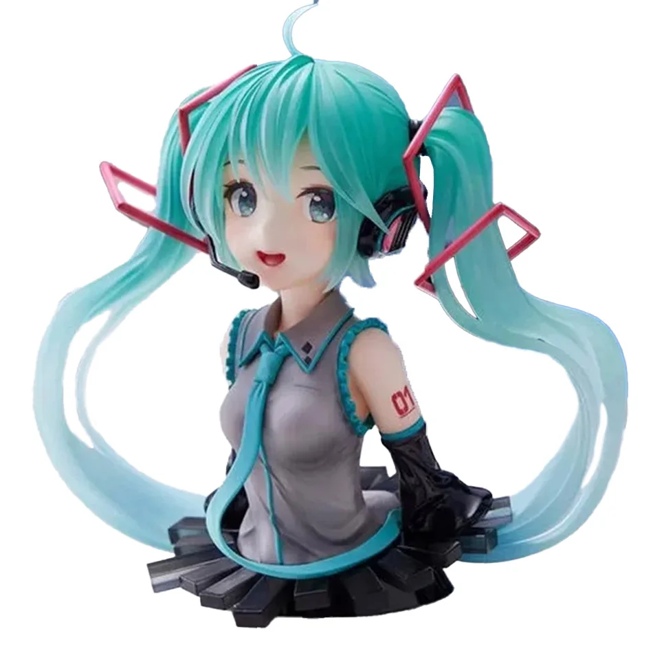 Anime-Figur Jubiläums-Büste Statue Hatsune Miku Actionfigur Weihnachtsgeschenk PVC Sammlermodell Puppe Spielzeug