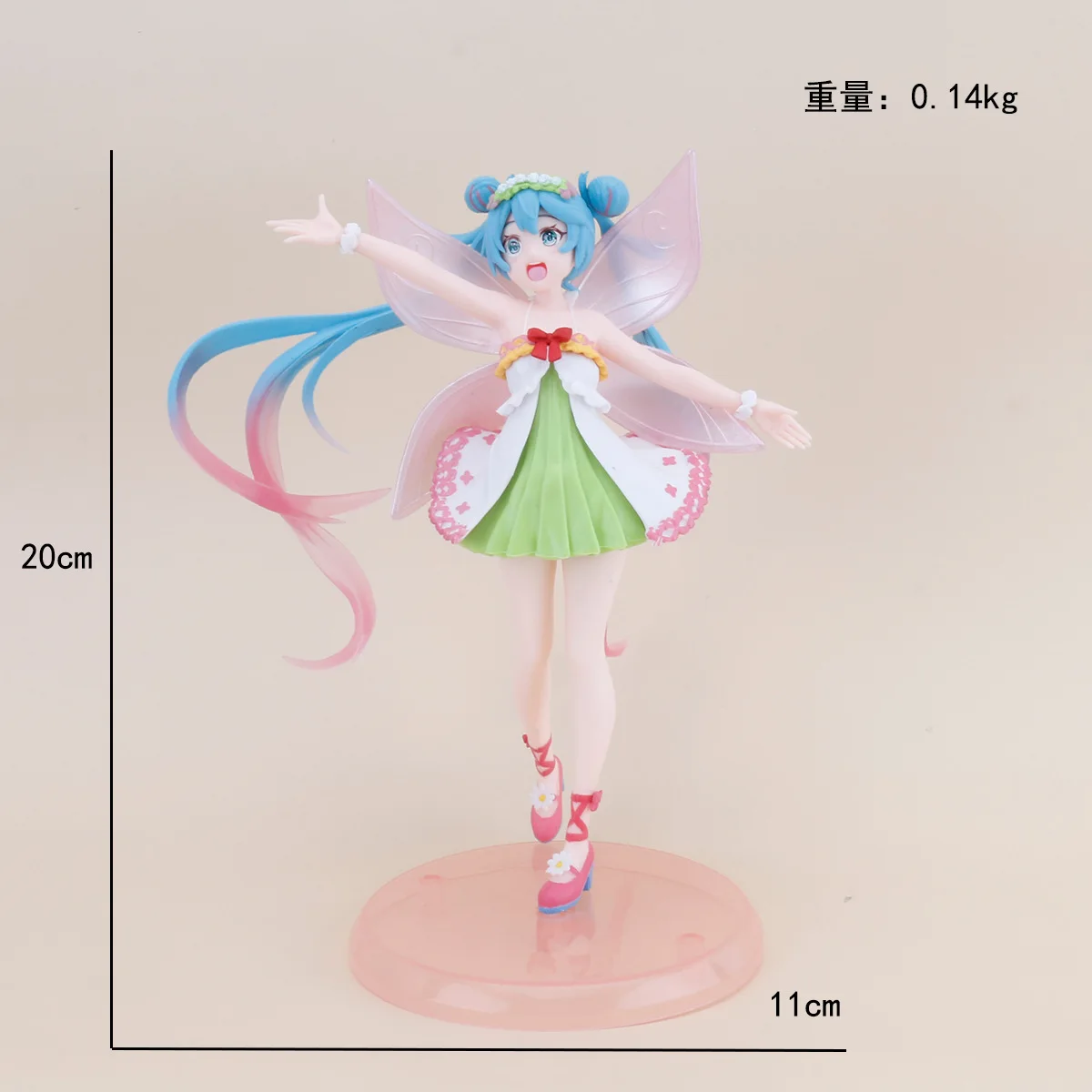 Hatsune Miku Anime Figure Cute Girl Desktop Car Ornament Case Decoration Model Collectible Doll Otaku Gift For Fans - view 3