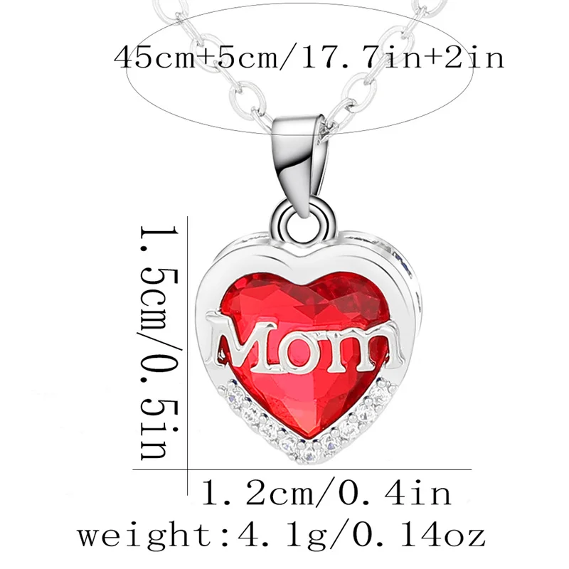 Naszyjnik MOM Love Naszyjnik na prezent na Dzień Matki