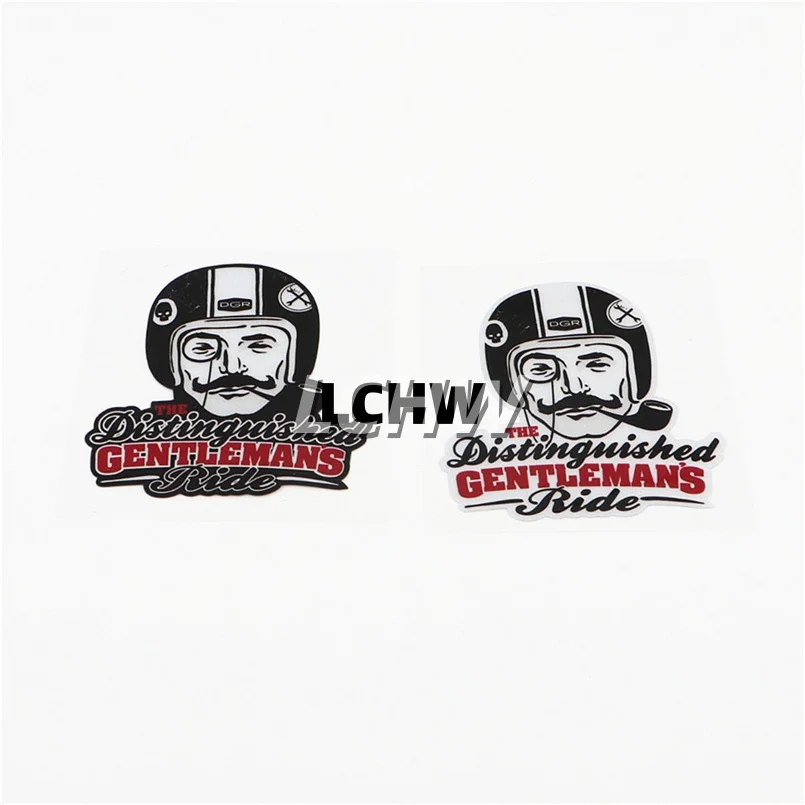 Car Stickers for Distinguished Gentlemans Ride Cafe Motorbike Helmet Auto Body Tail Window Decals Reflective