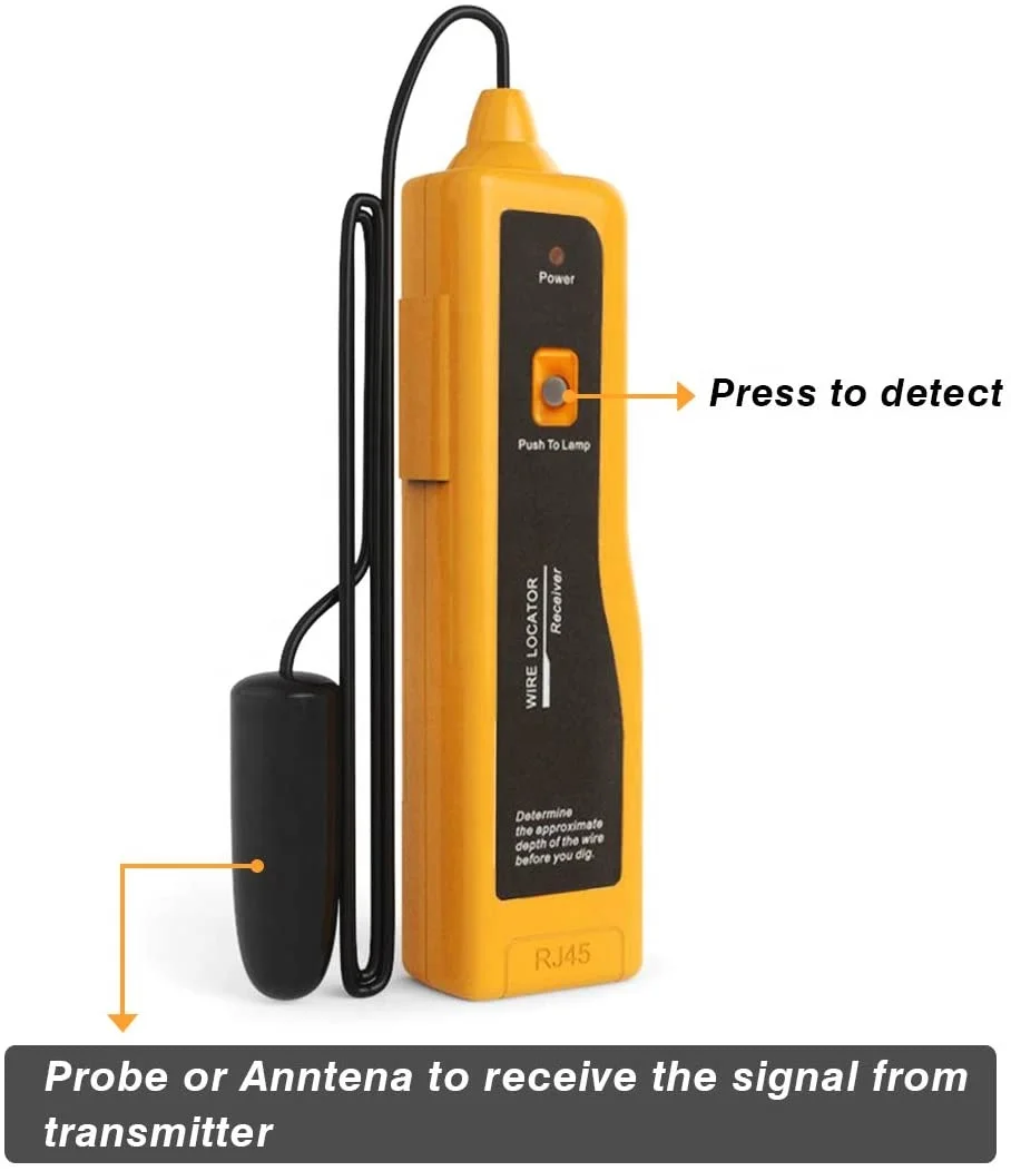 Underground Cable Wire With Earphone Same as NF820 Better Than NF816  Locator Tracker Lan  F02