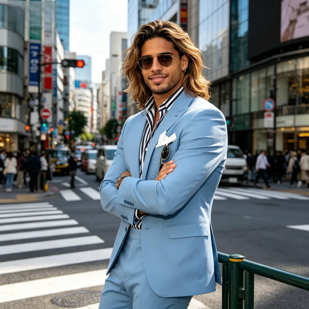 

Мужской комплект: пиджак с острыми лацканами и брюки, повседневный костюм в стиле «Крестный отец», деловой костюм-двойка, пиджак и брюки