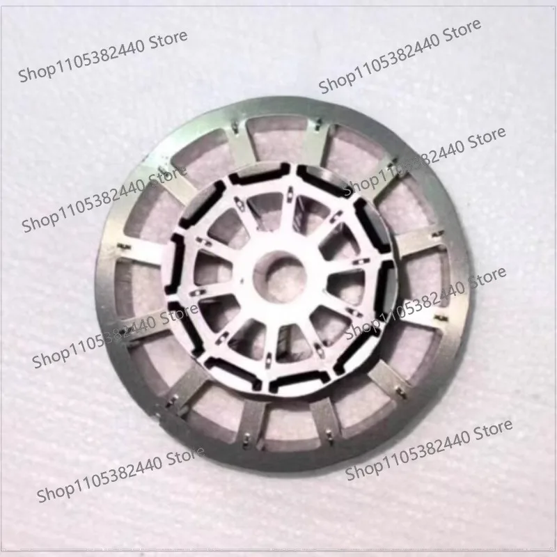12-Pole Brushless Motor Stator Rotor Core For Generator DIY, 94mm OD 55.8mm ID Replacement Part