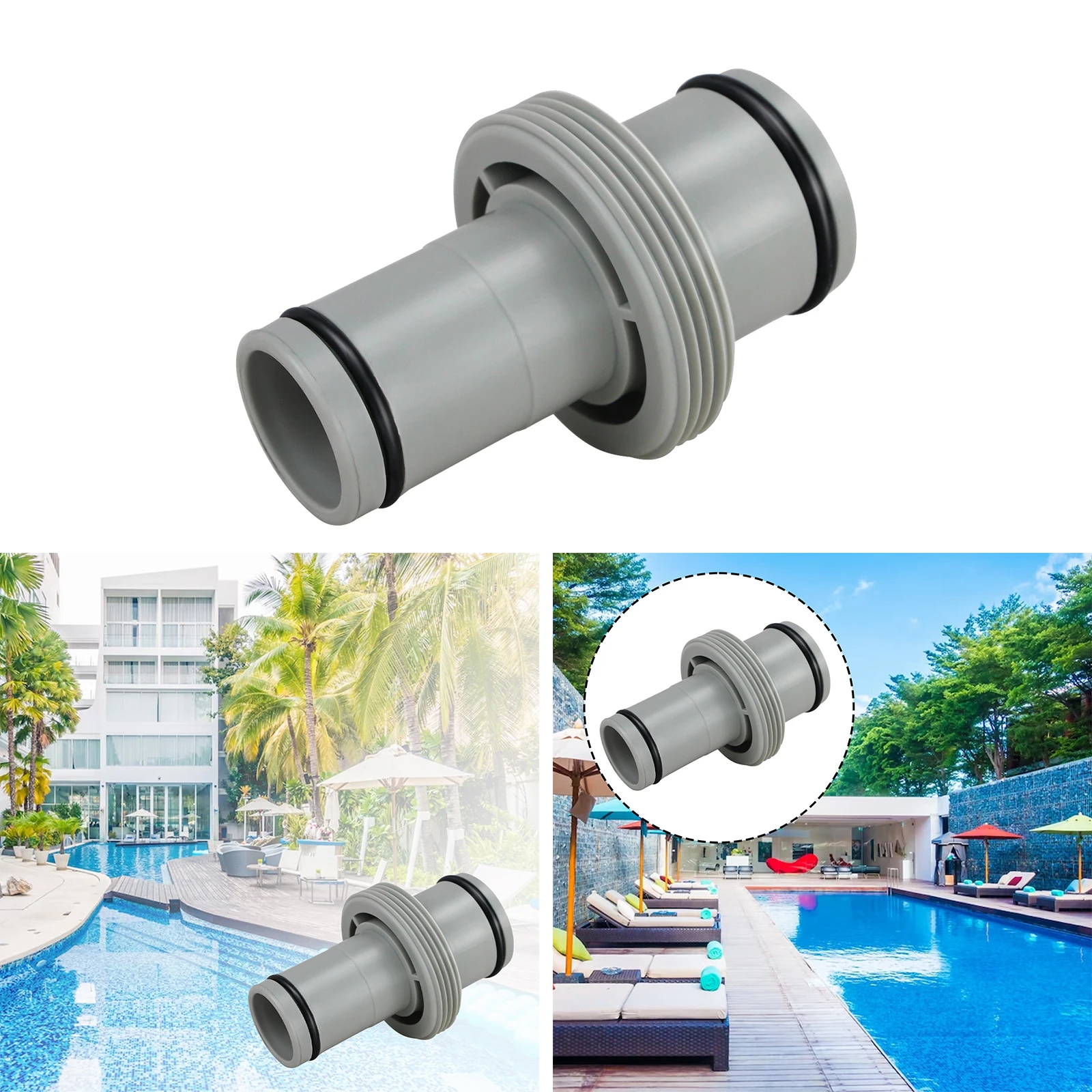 1.5 to 1.25 Type Pump Parts Pool Hose Adapter Pool Drain Tube Conntection Accessories for Garden Home Swimming Pools