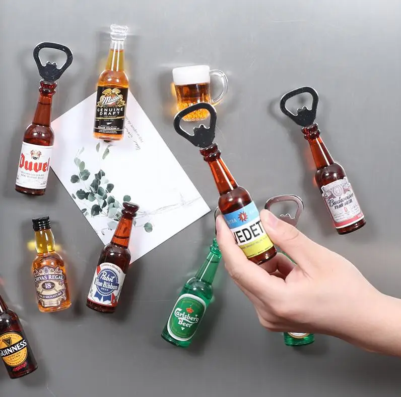 beer bottle opener refrigerator magnet Multifunctional creative bottle opener ni591
