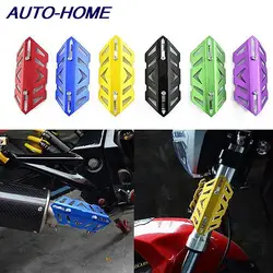 Motorcycle Fork Guards,2PCS Motorcycle Front Fork Shock Absorber Cover Aluminum Alloy Front Fork Guards Protection Cover Fork