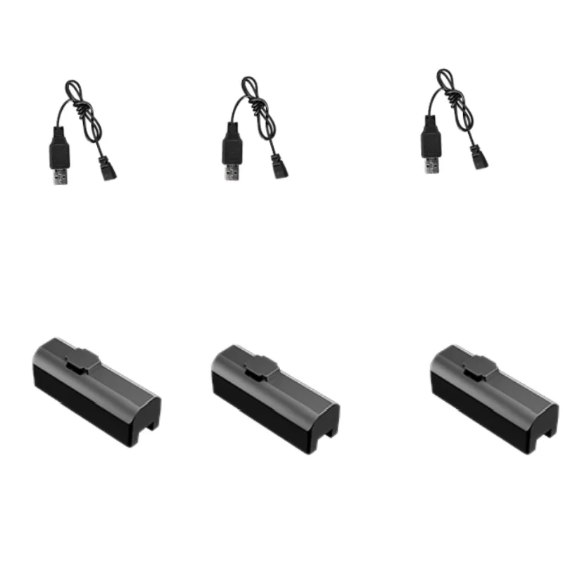 Q245 Amphibious Remote Control Car Accessorie Battery 3.7V 500mA  Modular Battery USB Charging Line Spare Parts  For: Q245 RC Ca