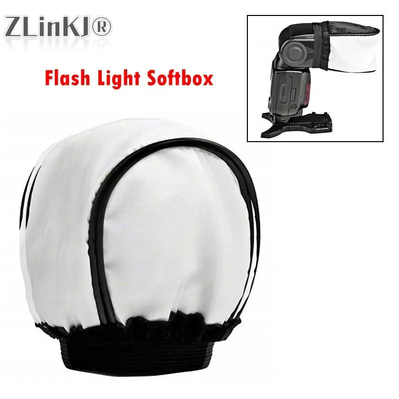 1Pcs Universal Softbox Diffuser for DSLR Cameras Flash Light Speed Lights Mini Portable Lightweight Soft Box convinent to carry