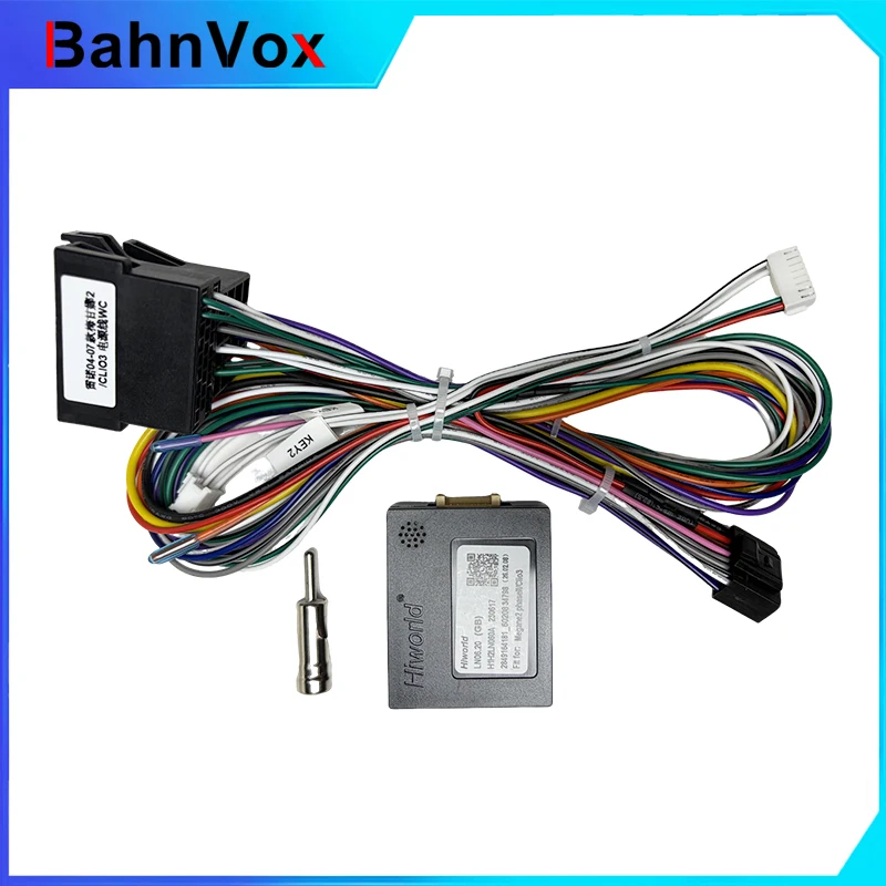 

16PIN Android Radio Harness Wire Canbus Decoder For Renault Megane 2 II Clio 3Trafic Mk2 Kangoo Power Cord Cable Connector