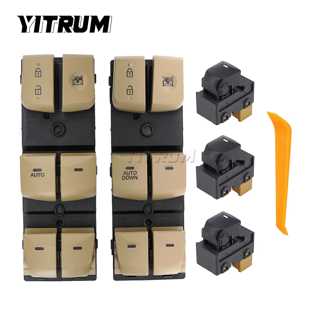 YITRUM 93580-4V040YDA 93570-4V010 93570-4V000 Window Control Switch For Hyundai Elantra Lang Move 2012 2013 -2016