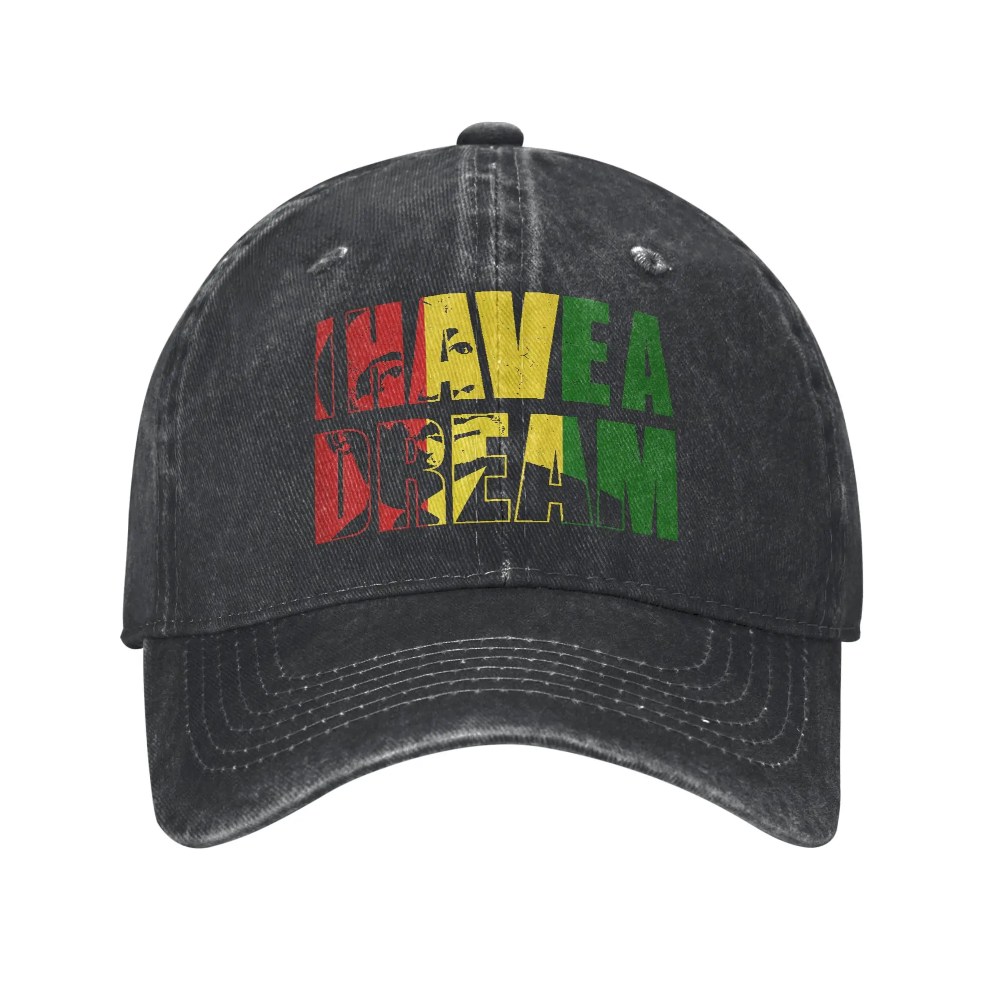 Gorra de Béisbol Informal con la Leyenda 'I Have a Dream' del Día de Martin Luther King, para Hombre, Estilo Camionero, Ajustable, Retro, con Cierre a Presión
