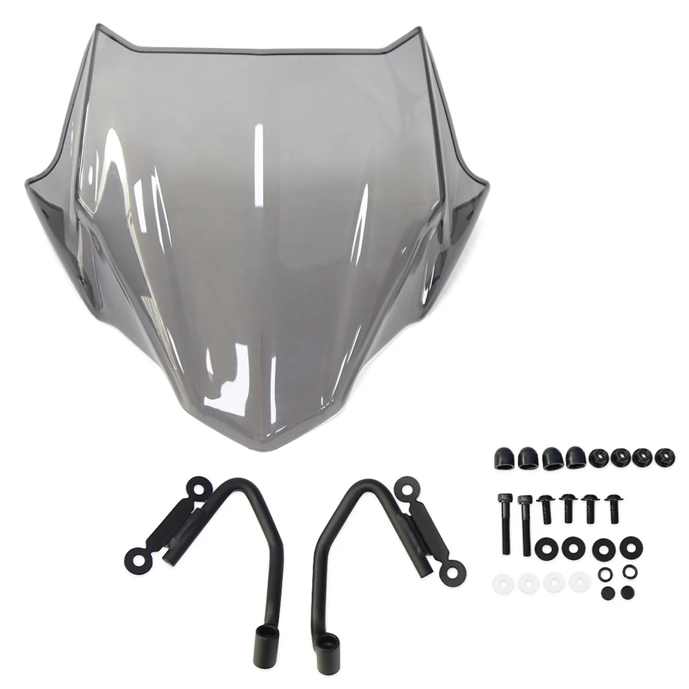 Pare-brise gris pour Honda CB400F CB500F CB 400F 500F 400 500 F 2016-2023, accessoires pare-brise, déflecteurs de vent, visière