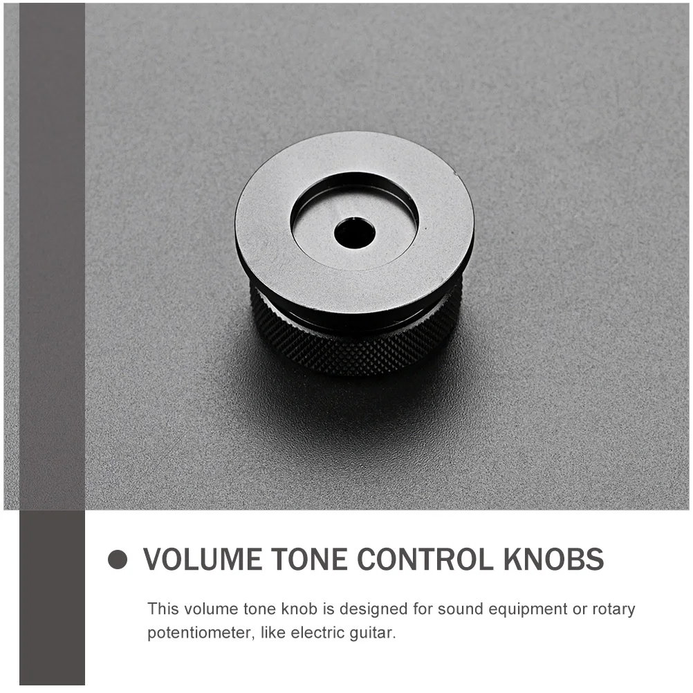 

Black Knob Indicator Amp for Electric Guitar Potentiometer Volume Control Knobs Aluminum Bass