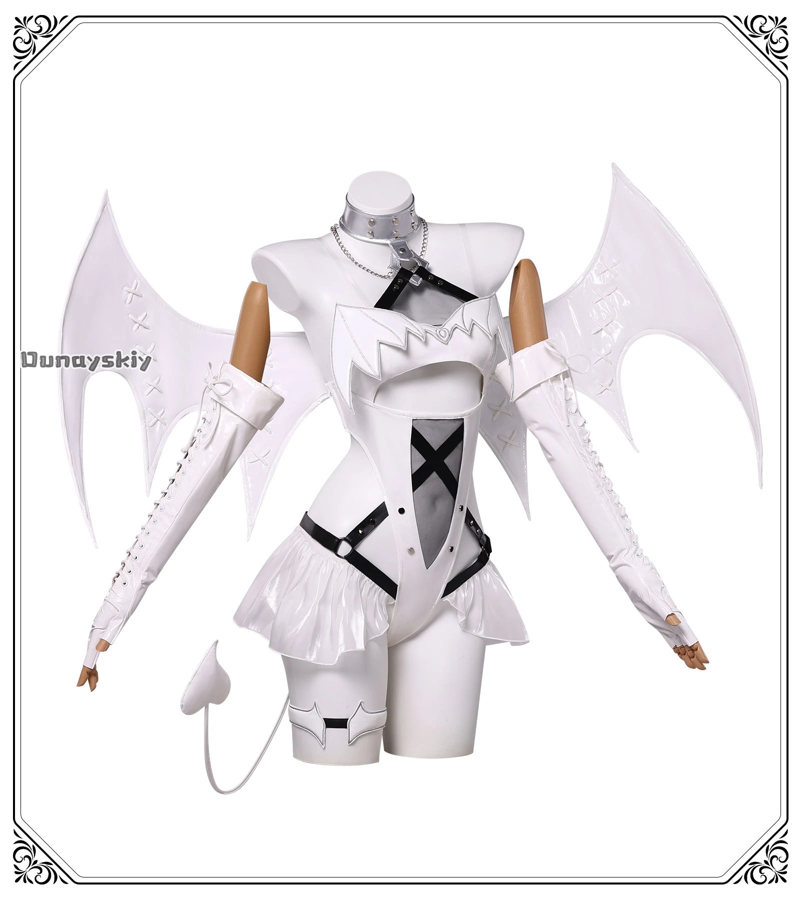 Costume Cosplay Blanc Eleg【S-2 - Anime Cosplay Plus Size recensione e prezzo
