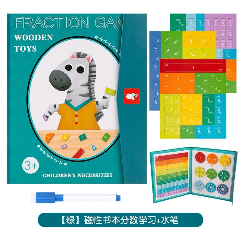 

Cognitive Addition and Subtraction of Numerator and Denominator in Magnetic Fractional Disk Demonstrator educational toys