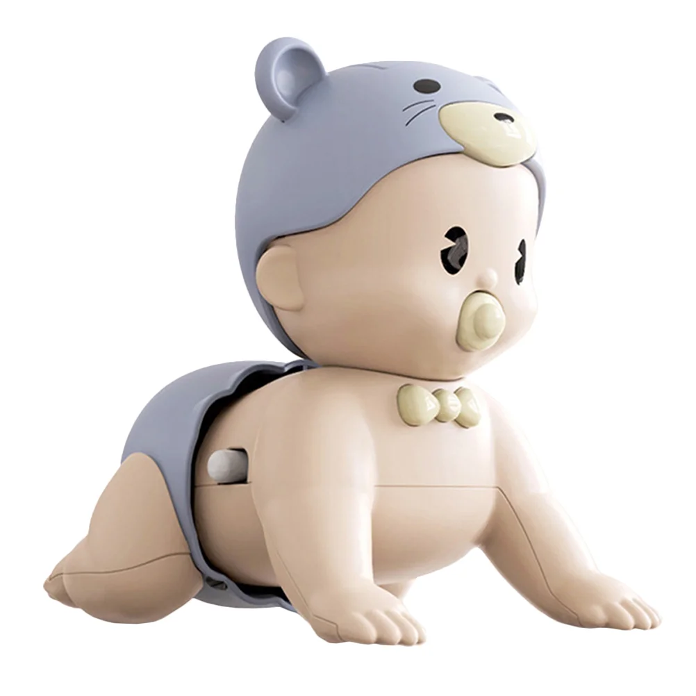 Children’s Toys Crawling Adorable Vocal 13X11X8CM Cognitive Electric Baby Blue Musical