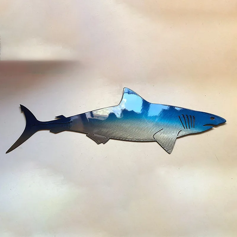 Shark stainless steel art decoration wall decoration high quality