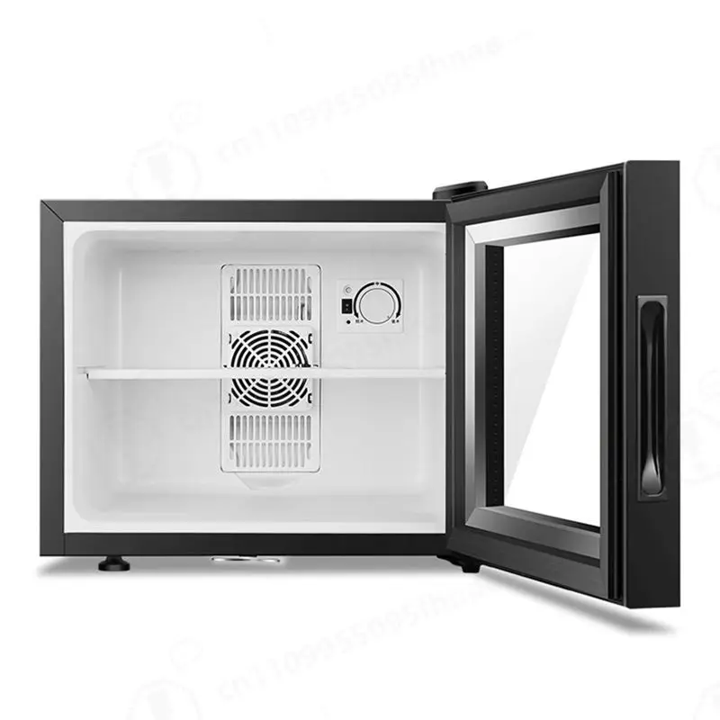 20L Portable Electric Mini Fridge, Quiet Manual Defrost Refrigerator for Car Home Dual‑use