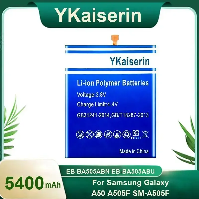 

YKaiserin новая сменная батарея EB-BA505ABN для Samsung Galaxy A50 A505F SM-A505F A30s A30 A20 SM-A205FN 5400 мАч Bateria