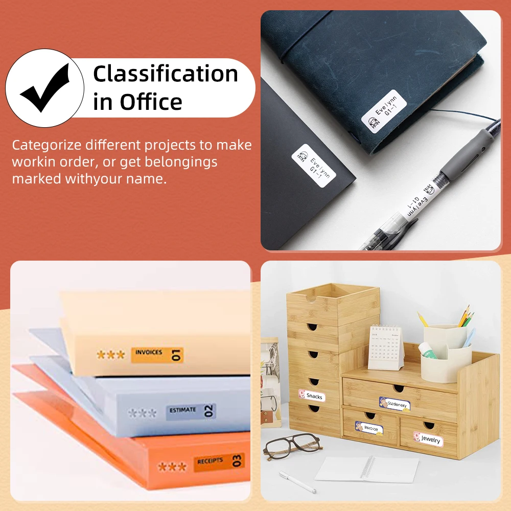 Phomemo Q31 Label printer Inkless Label Maker Mini printer 6-15mm Portable Thermal Printer bluethooth Sticker Labeling Machine