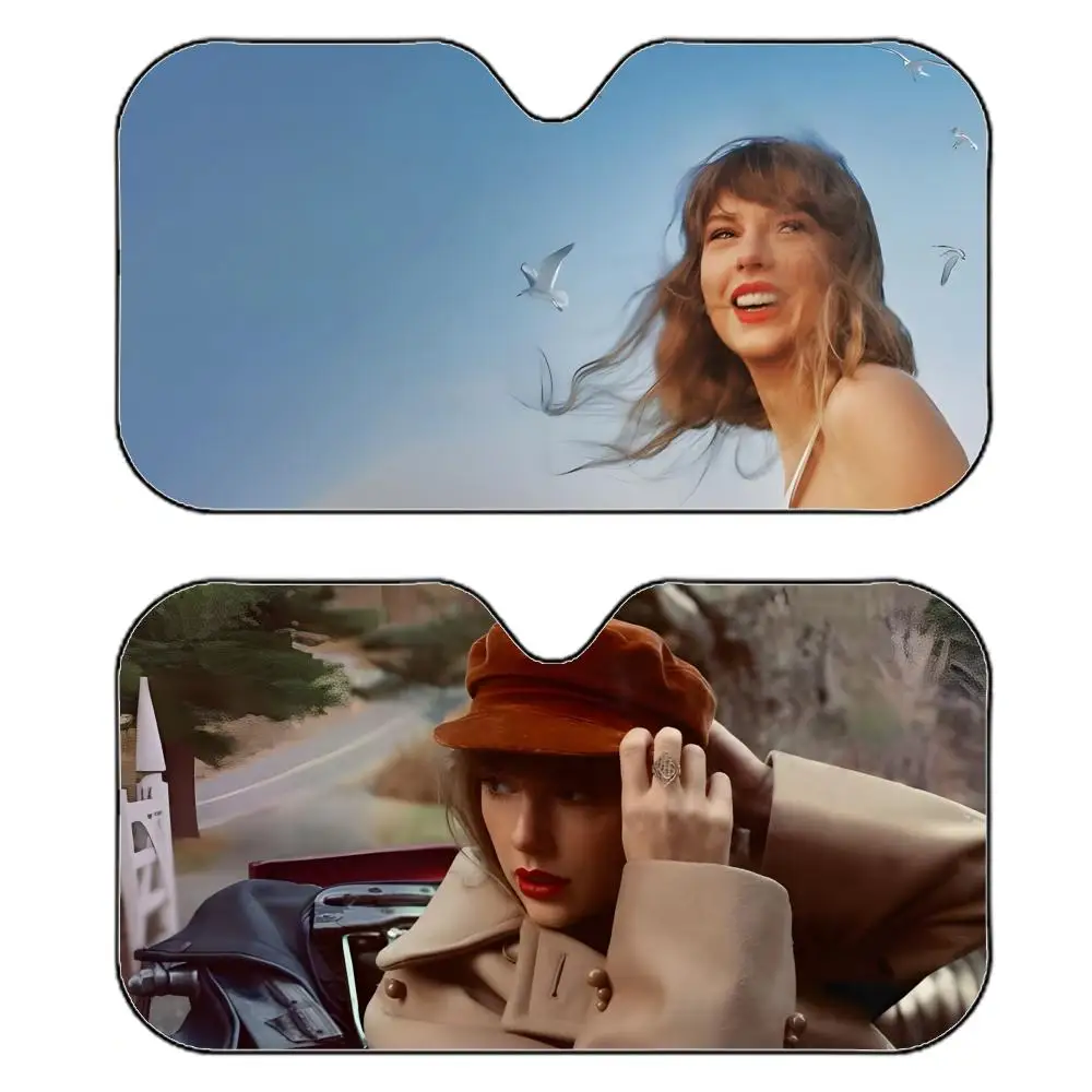 

Talented Prolific Stylish Songstress Sun Visor Reflective Car Windshield Sun Visor Anti-UV Heat Insulation Reusable Sun Shade