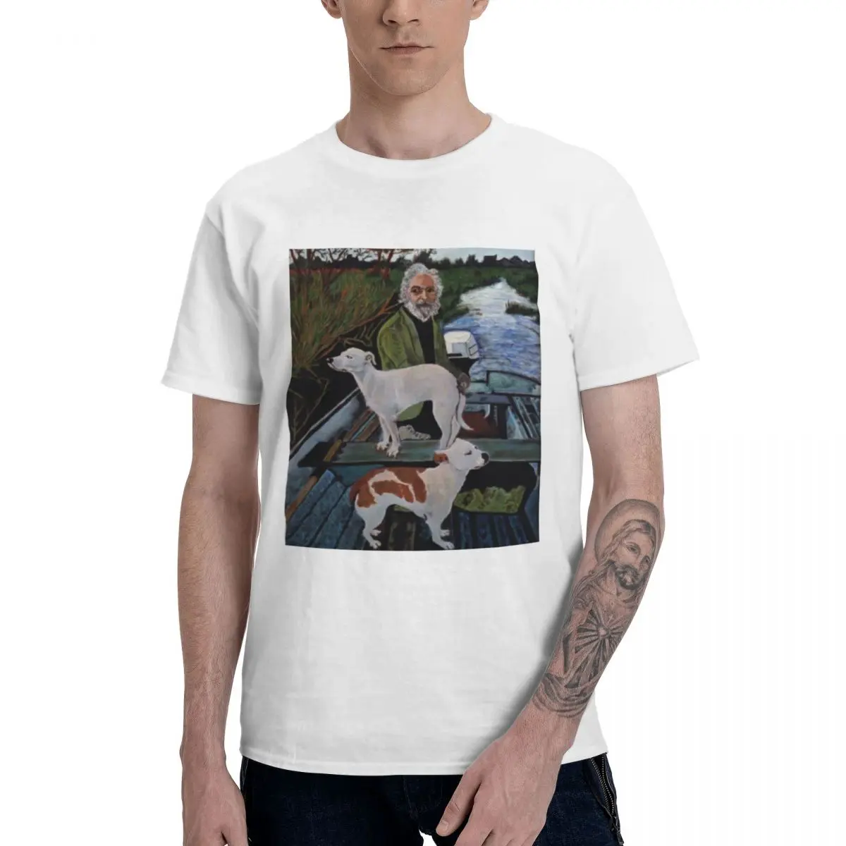 Fashion Goodfellas Painting T Shirt Pure Cotton Crewneck Men T-Shirt Short Sleeve PlGift Tees Tops Summer
