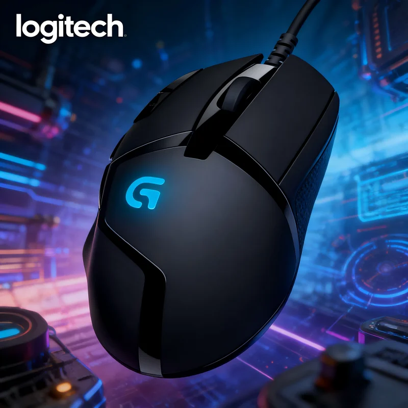 

Проводная мышь Logitech G402 с долговечными кнопками, высокой точностью, подходит для офиса и игр, идеально подходит для студентов и домашнего использования