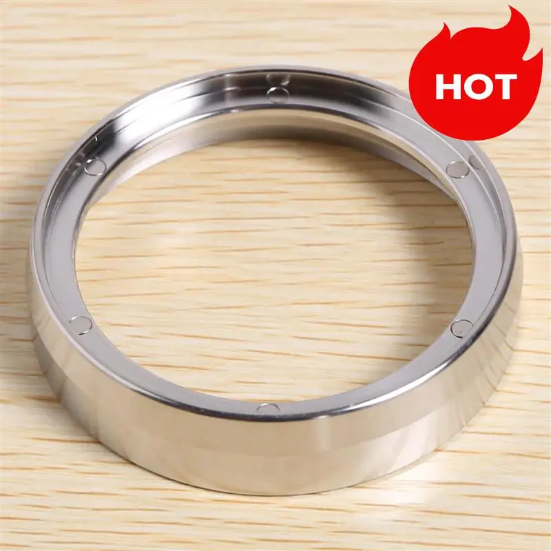 

5Pcs 54Mm Dosing Ring Stainless Steel Coffee Dosing Ring Espresso Dosing Funnel Coffee Protafilter Ring-B27C