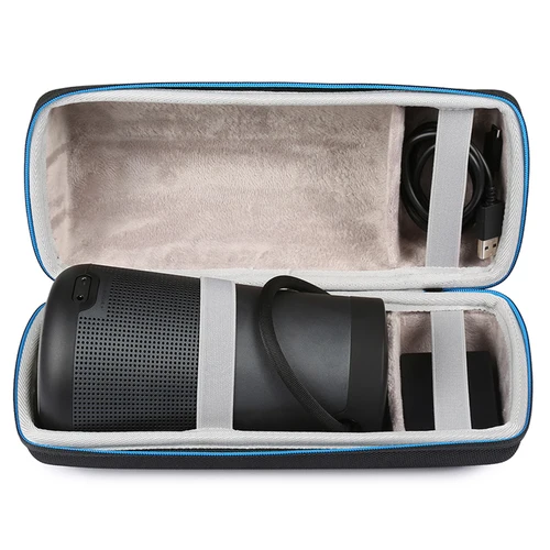 Imagen 1 del producto Bolsa de transporte portátil EVA impermeable, funda protectora de almacenamiento para Altavoz Bluetooth Bos SoundLink Revolve + II