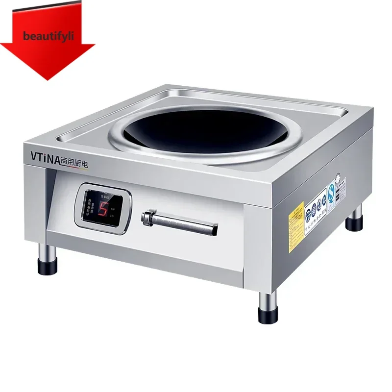 

A61 l New Commercial Concave Concave Electric Frying Oven 6000W High-Power Energy-Saving Stir-Fry for Commercial Hotels