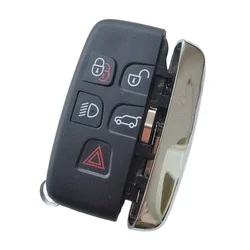 High quality New Remote Key Shell Case Fob 5 Button For Land Rover Range Rover Juguar Sport LR4 Evoque side with words