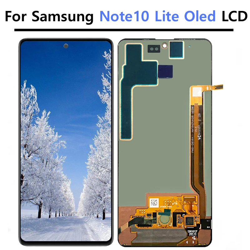 Test OLED LCD Screen For Samsung Galaxy Note 10 Lite LCD N770F/DSM Display Touch Screen Digitizer Assembly Repair Parts