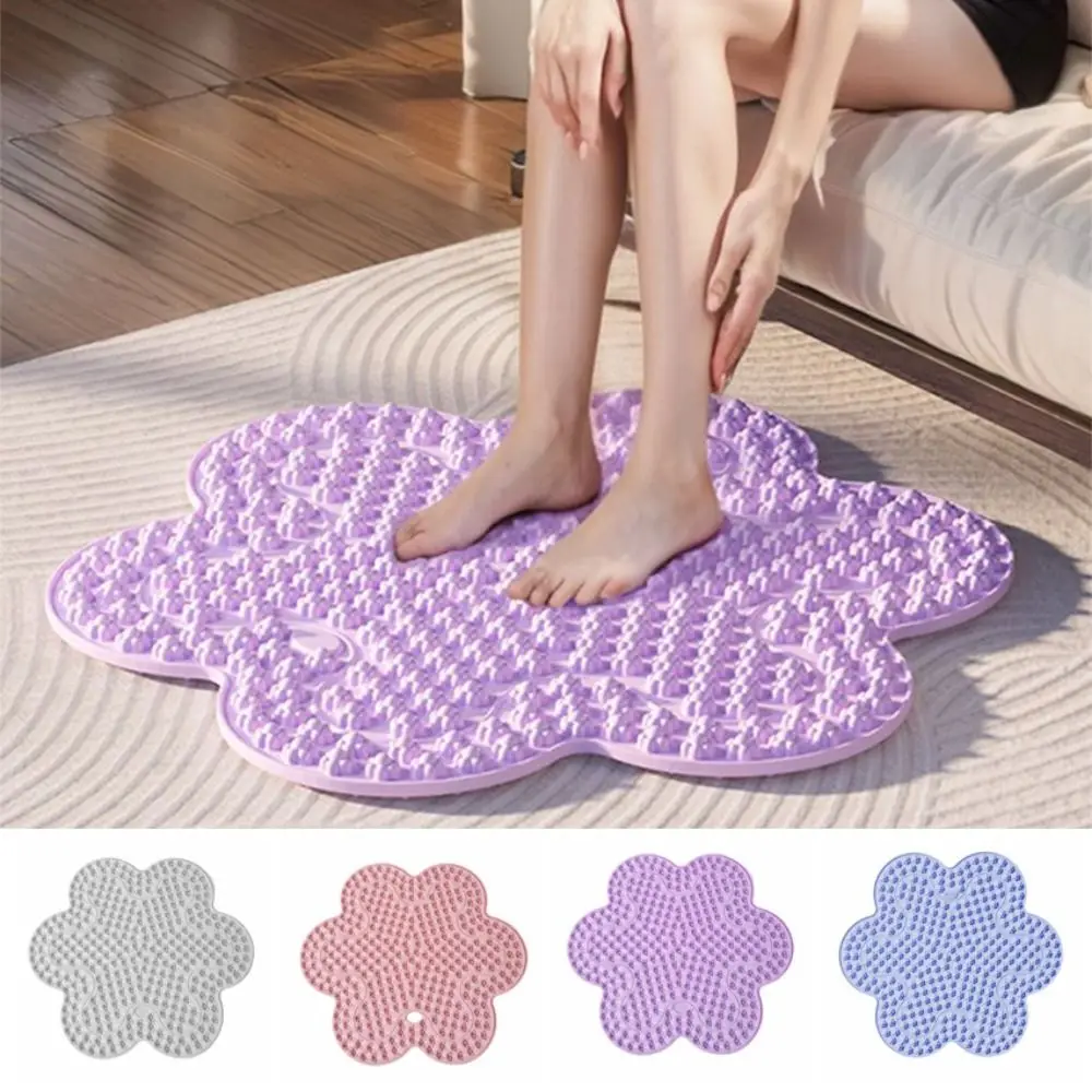 

Creative Foot Massage Mat Flower Shaped Household Feet Relaxation Massage Pad Anti-Slip Portable Foot Press Pad Home