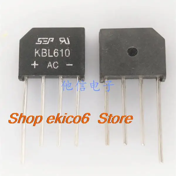 20pieces Original stock     KBL610 6A/1000V 