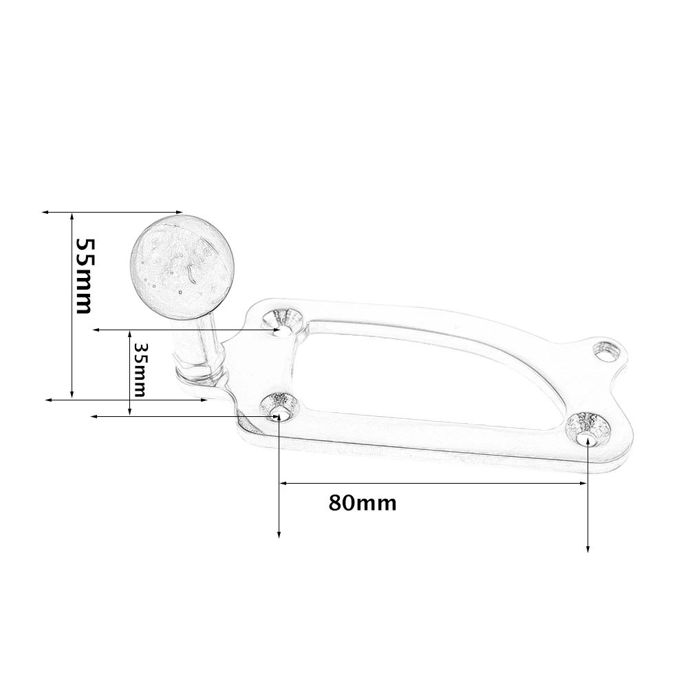 Brake Clutch Oil Pump Cover With GPS Navigation Holder 25mm Ball Head Base Fits For BMW R18 B/Classic/Roctane/Transcontinental
