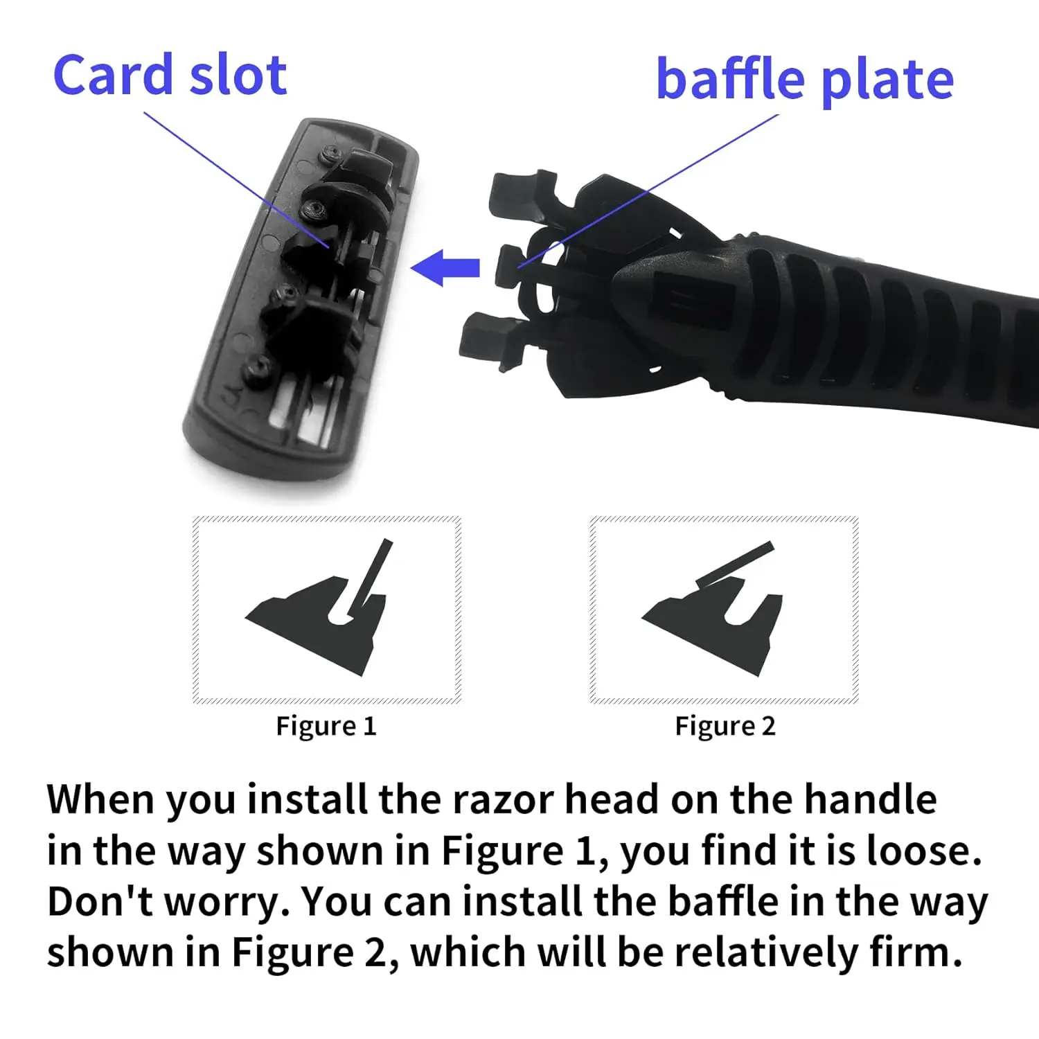 1 Halter 4 Klingen 1Box Travel Set 6-lagiges Rasierapparat Rasierapparat Kassette Rasiermesser Set Herren blau Körper Gesicht Haaren tfernungs messer