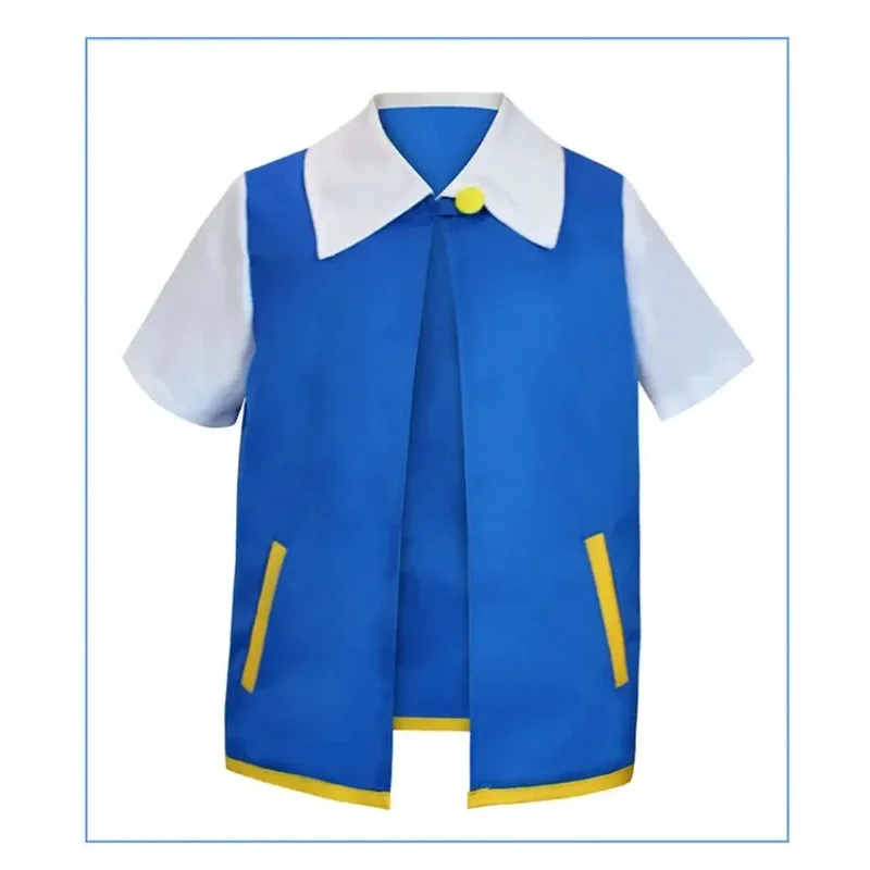 L2025l هالوين أنيمي الأزرق JacketP-ING الذهاب الرجال تأثيري حلي الأولاد الرماد كيتشوم لجميع القديسين حفلة المدرب قفازات قبعة مجموعة الولادة #6