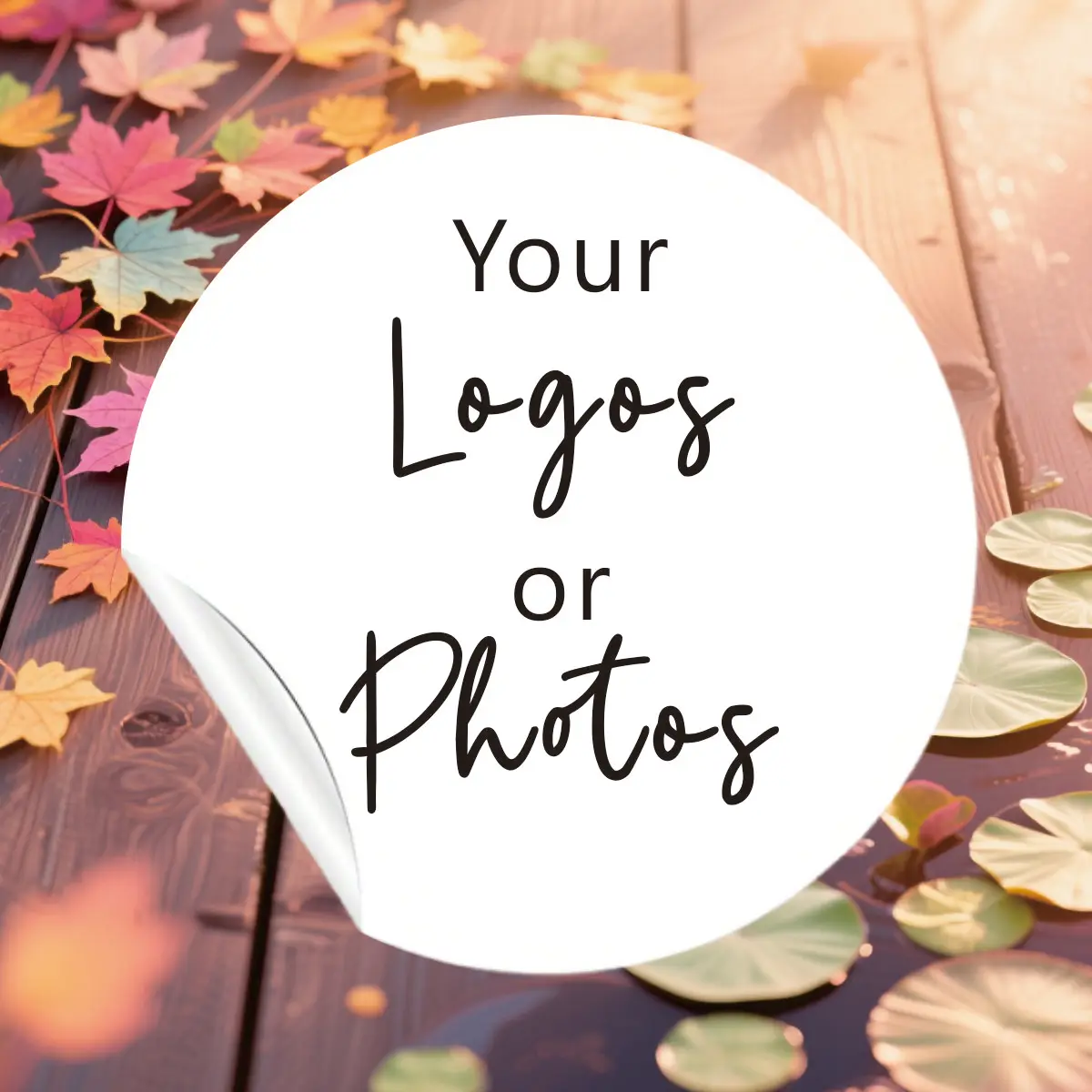 ملصقات صور قابلة للتخصيص مع شعارات متعددة الألوان - ملصقات متينة مقاومة للماء للأنشطة الترويجية وهدايا الشركة #1