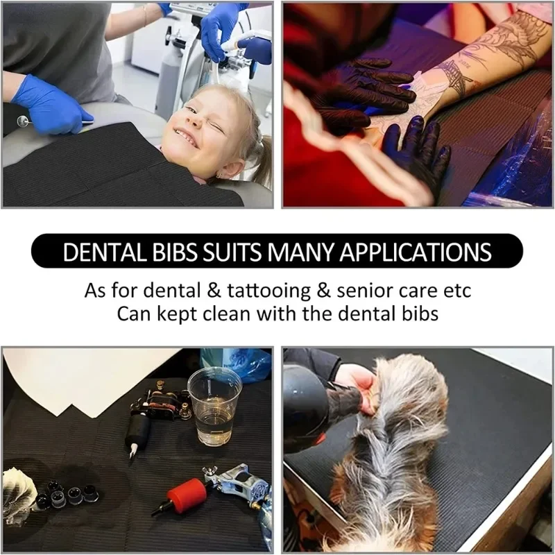110pcs Disposable Tattoo Clean Pad Tattoo Bibs Table Covers Clean Pad Patient Dental Napkins Tattoo Accessories image 5