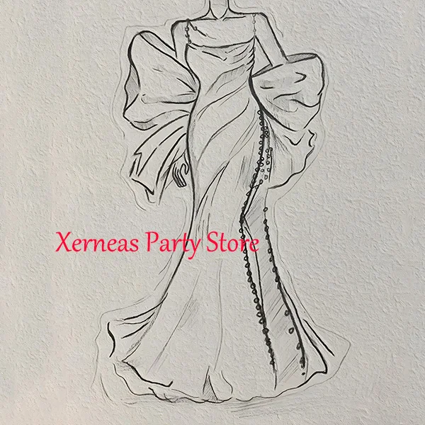 

Customized Black Evening Dress Price Difference