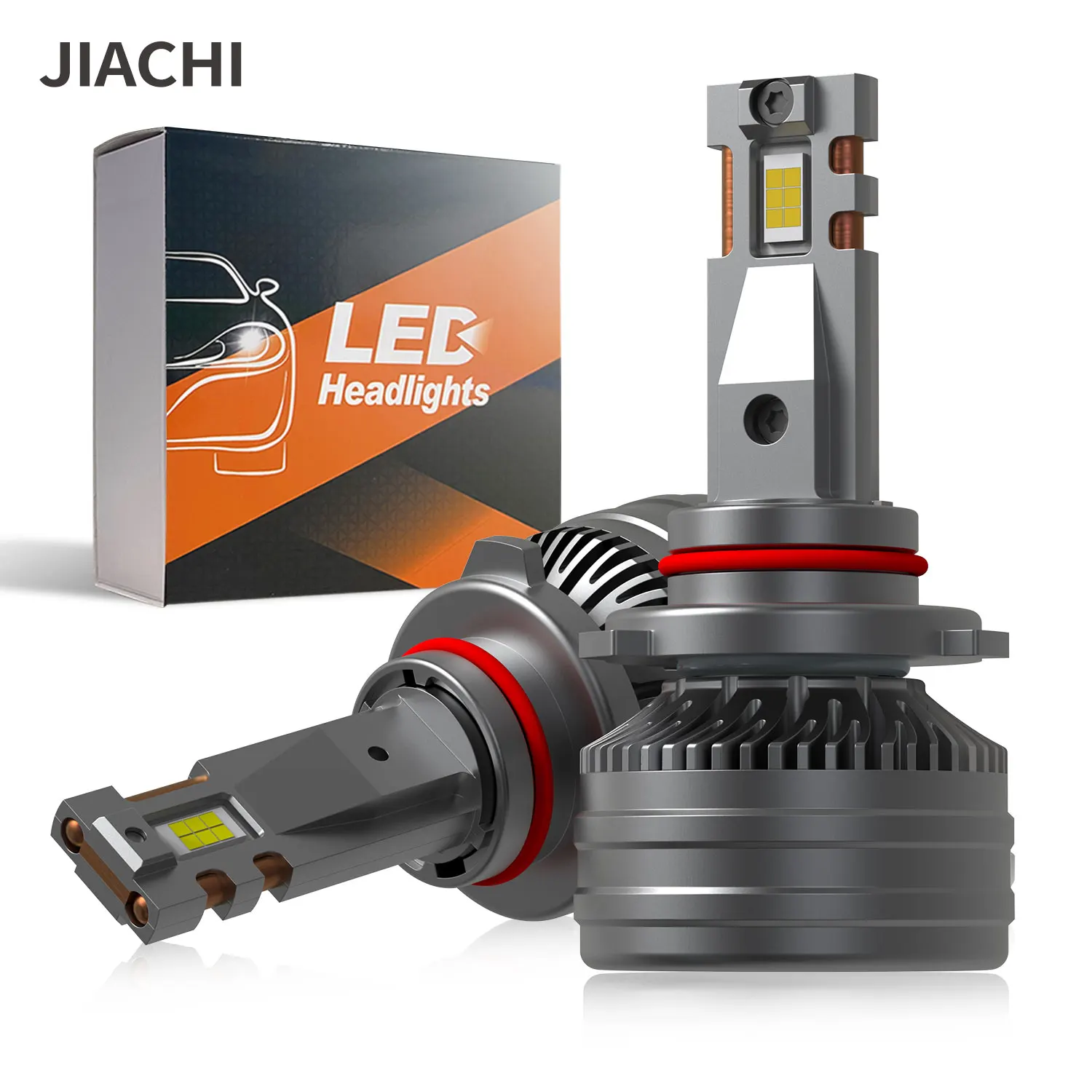 

JIACHI Factory 2PCS HB3 9005 Led Headlights Bulb DC12v Canbus LED Duble Coopper Tube Auto Car Accessories DRL Fog Headlamp 6000k