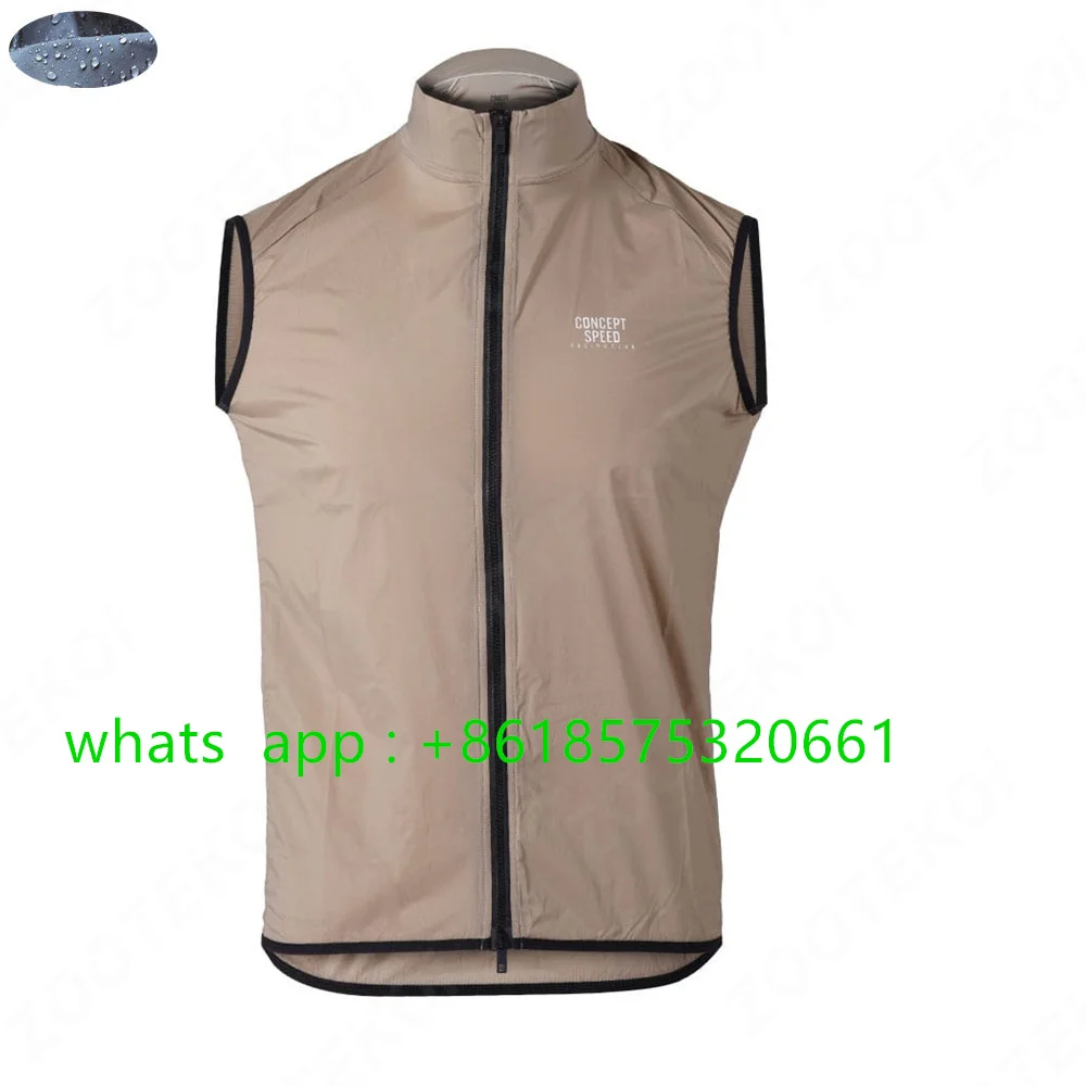 

New Cycling Jacket Men's Windproof Cycling Jacket Road Bike Waterproof Jacket Zipper Cycling Quick Dry Equipment