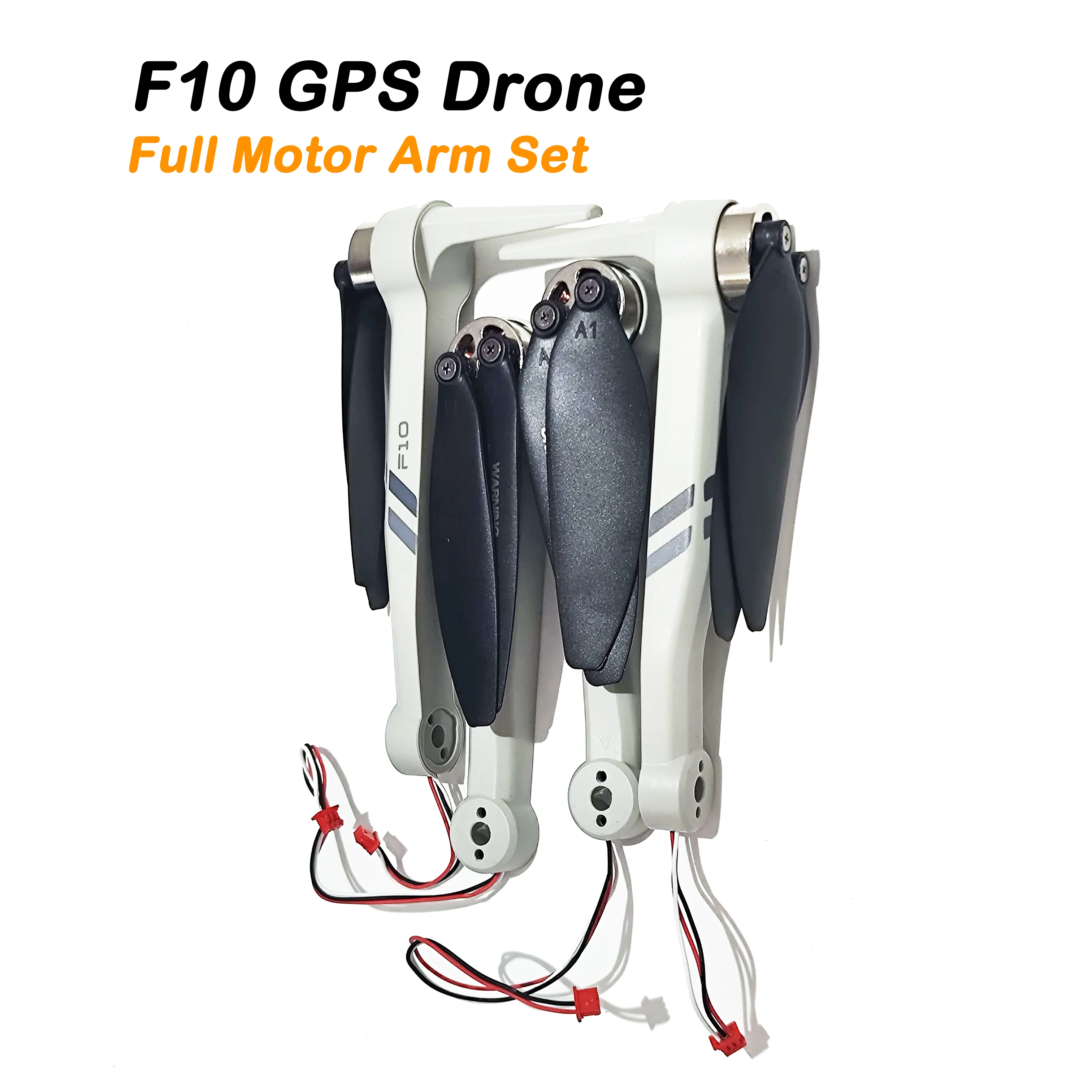 

4DRC F10 GPS Version Drone Original Motor Arm Spare Part Full Arms with Propeller Blade Front Rear Arm DIY Accessory